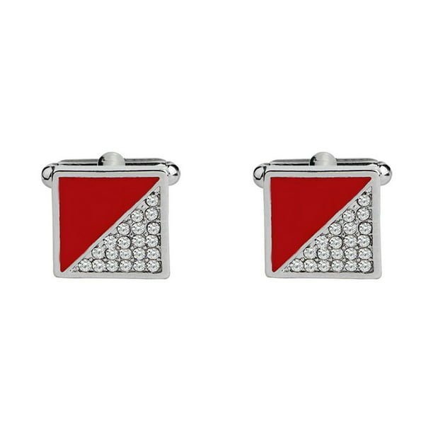 Details about   Square French men and women bag cufflinks